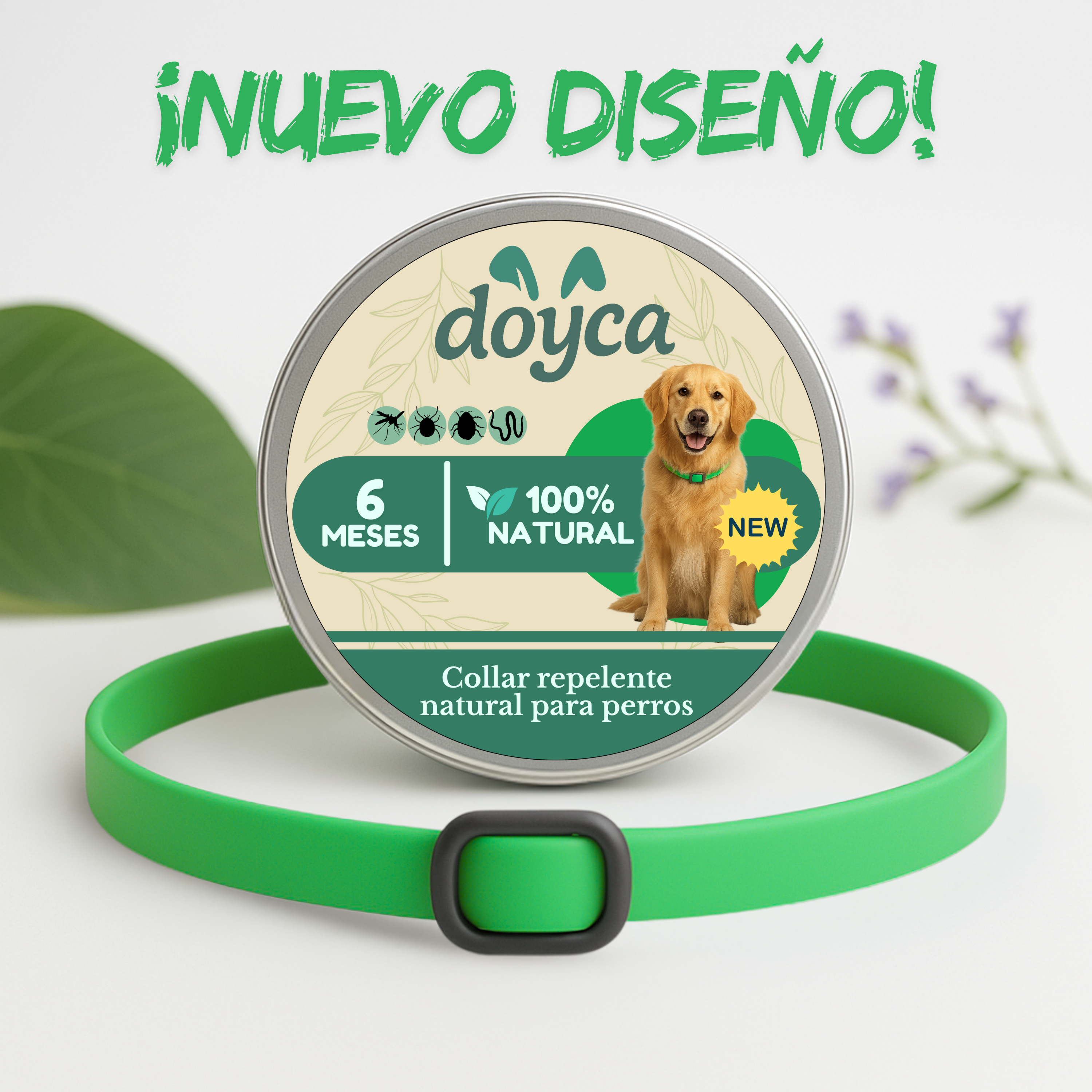 Collar Antiparásitos Natural