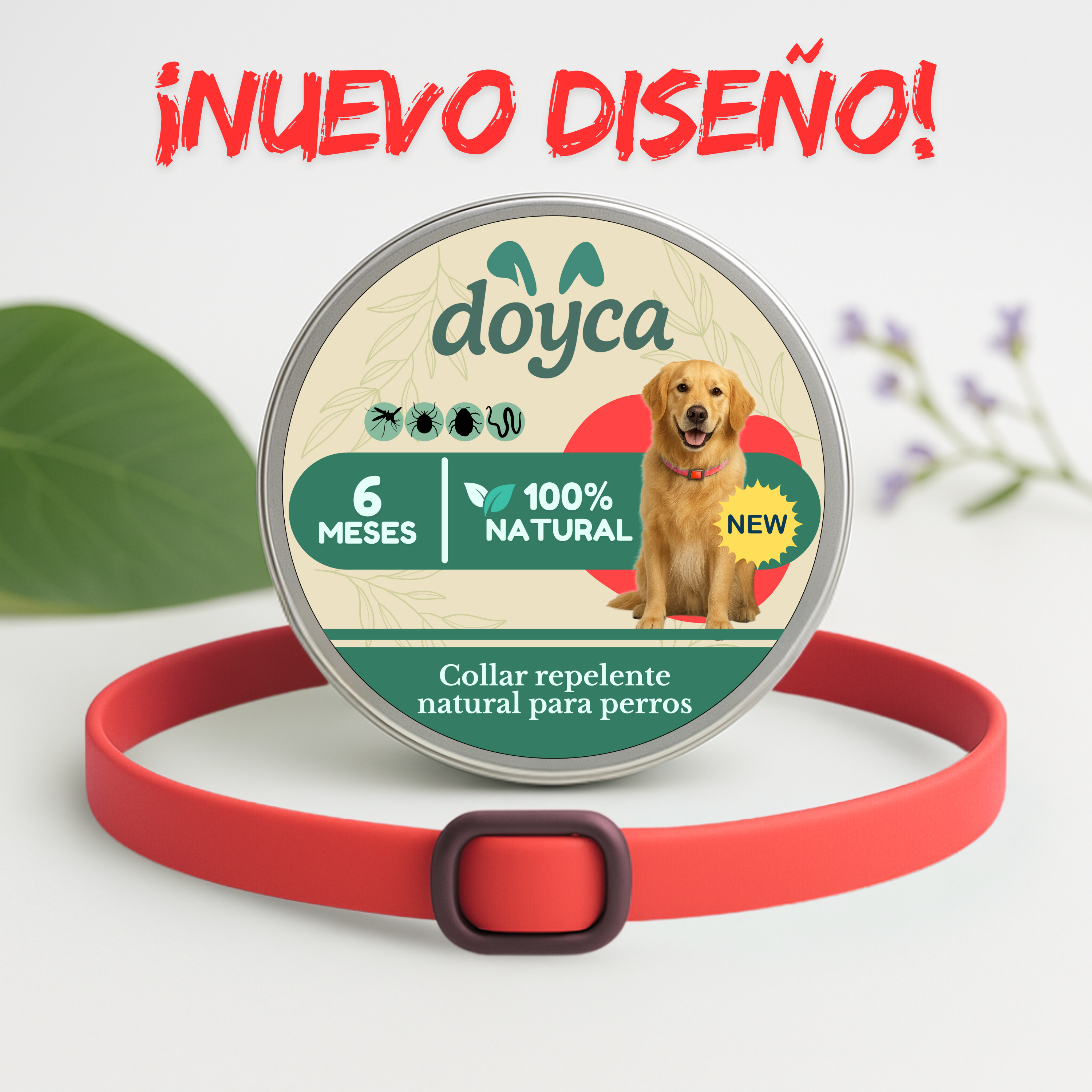 Collar Antiparásitos Natural
